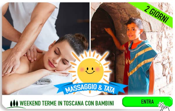 Offerta weekend alle Terme in Toscana in Family Hotel con miniclub e servizio Tata per bambini