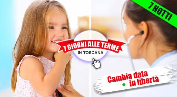 Weekend Terme per bambini con tata e babysitter.