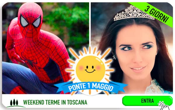 Ponte 1 maggio 2026 con bambini Terme in Toscana