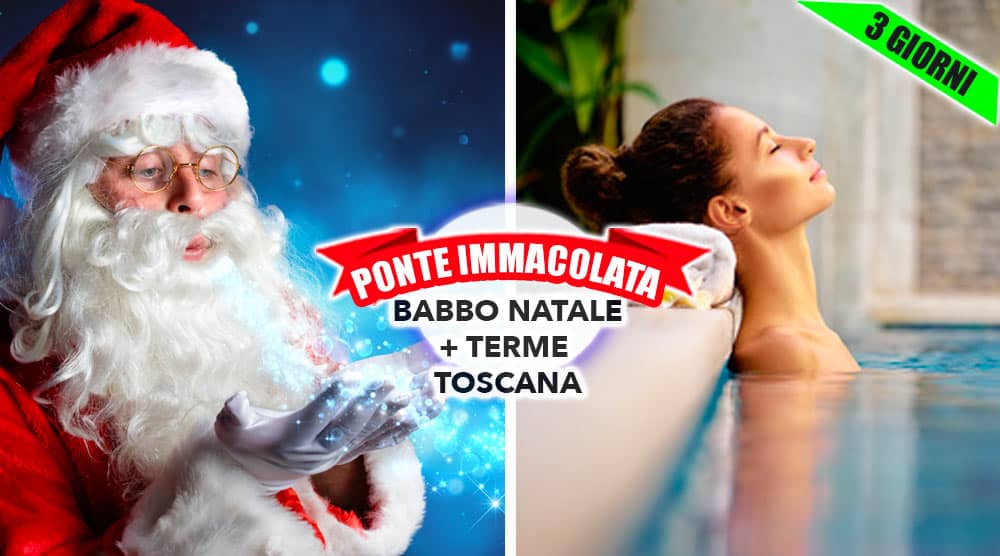 Ponte 8 Dicembre 2023  alle Terme con bambini