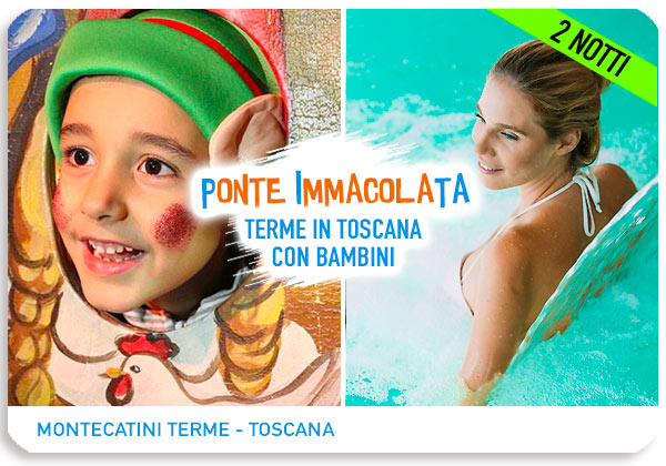 Ponte 8 Dicembre 2025  alle Terme con bambini